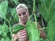 Puma Swede Masturbates Outside in Jungle